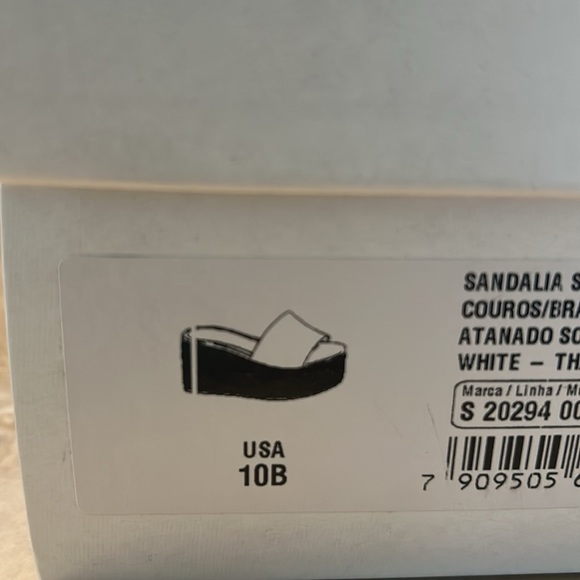 Women’s SCHUTZ Thalia White and Tan Espadrille Wedge Platform - Picture 6 of 16